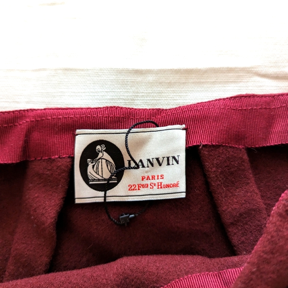 Lanvin wool skirt